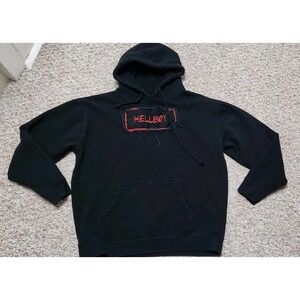 Lil' Peep *HELLBOY* Black Sweatshirt Pullover Hoodie Mens L